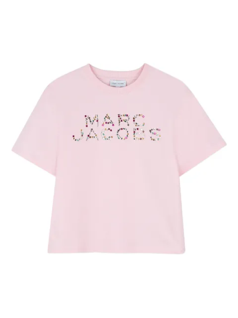 Marc Jacobs Kids t-shirt à logo strassé