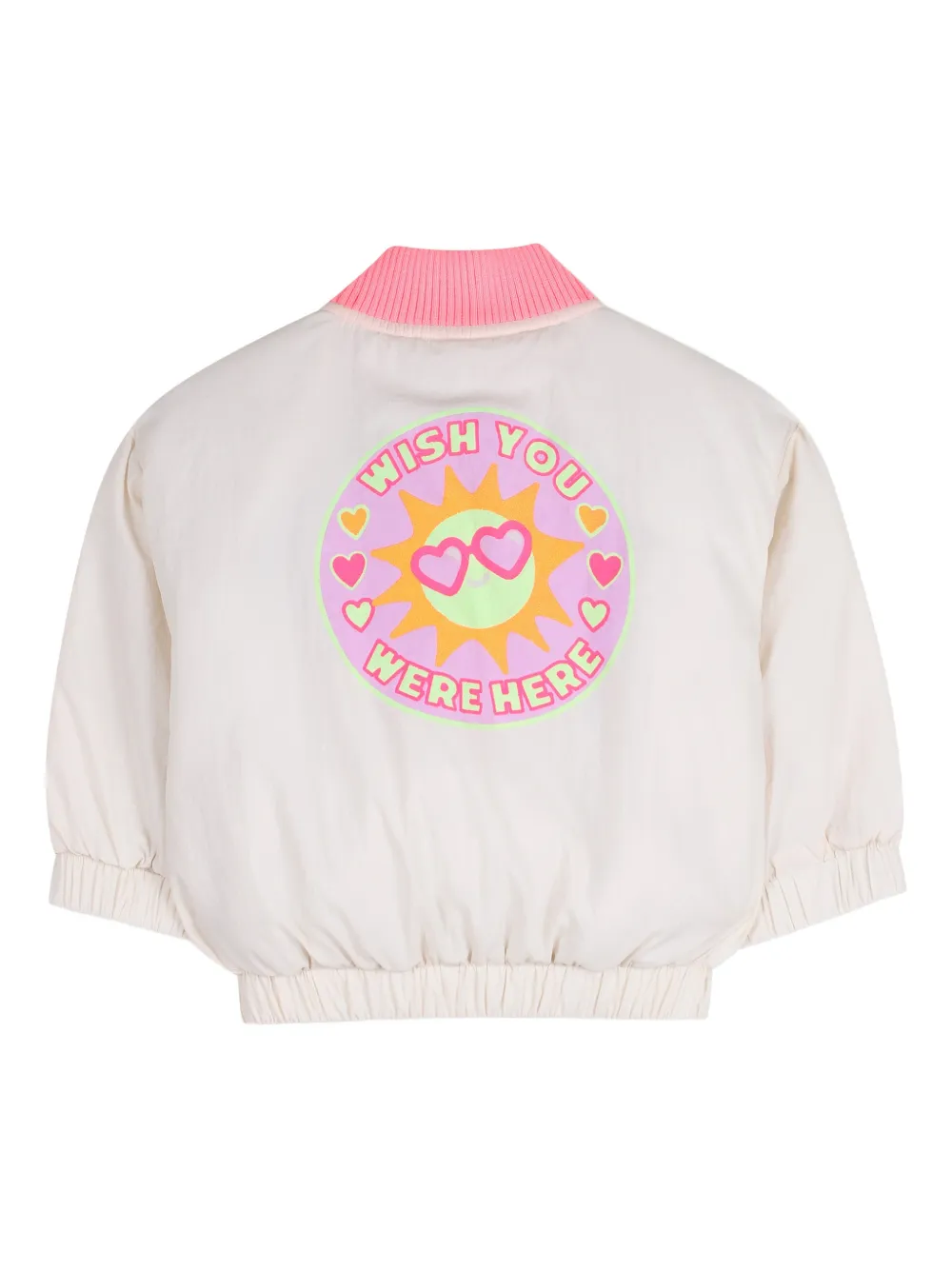  Billieblush Ruffled-trim Bomber Jacket - Neutrals 