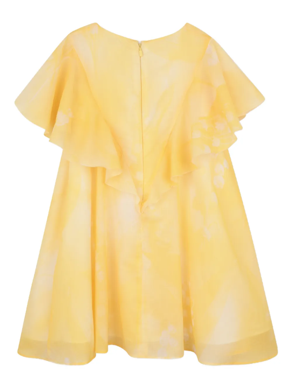  Givenchy Kids Logo Zip-fastening Dress - Yellow 