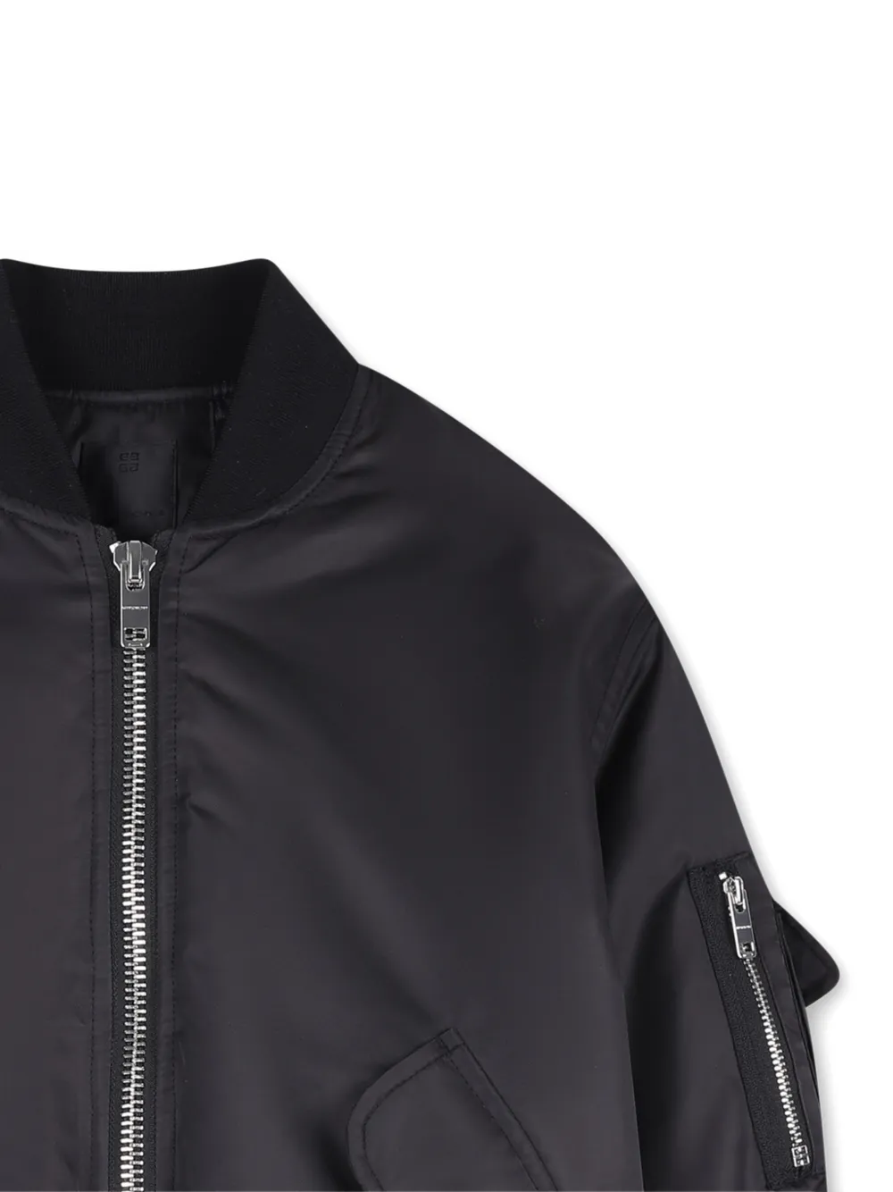 Givenchy Kids Bomberjack met borduurwerk Zwart