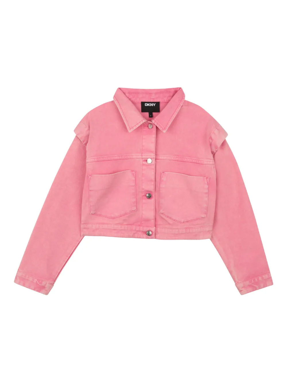 Dkny Kids Giacca denim 2-in-1 convertibile - Rosa