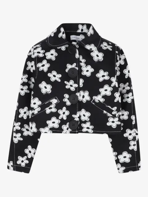 Marc Jacobs Kids floral-print button-fastening jacket