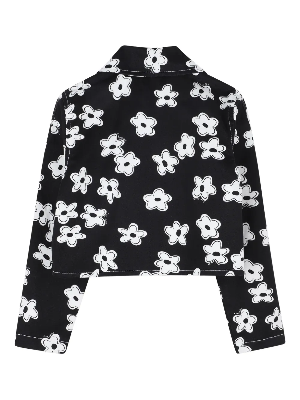 Floral-Print Button-Fastening Jacket