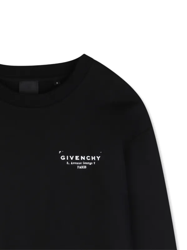 Givenchy Kids ロゴ スウェットシャツ | ブラック | FARFETCH JP