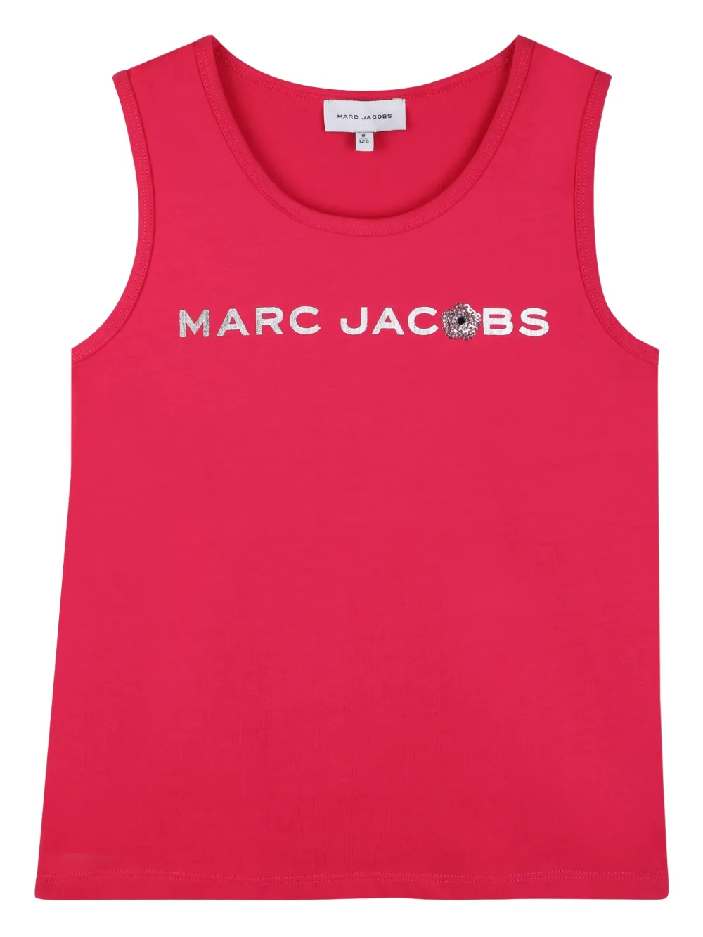 Marc Jacobs Kids Canotta con paillettes - Rosso