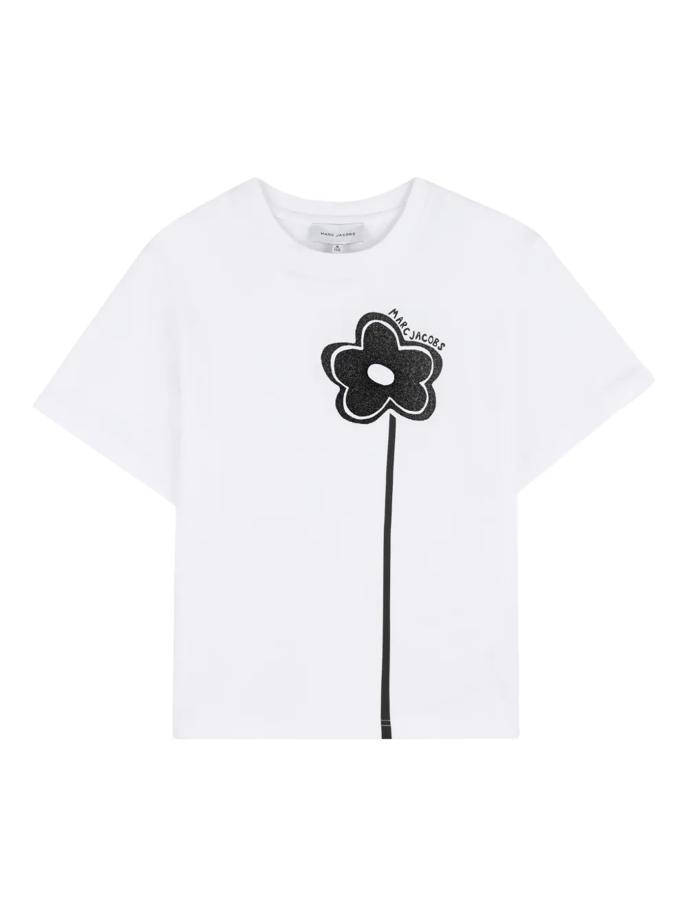 Marc Jacobs Kids T-shirt a fiori - Bianco