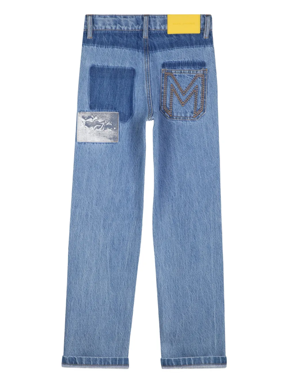  Marc Jacobs Kids Patched Jeans - Blue 