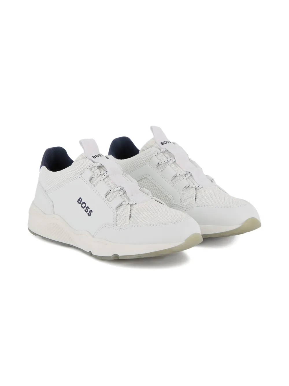 BOSS Kidswear Sneakers con inserti in rete - Bianco