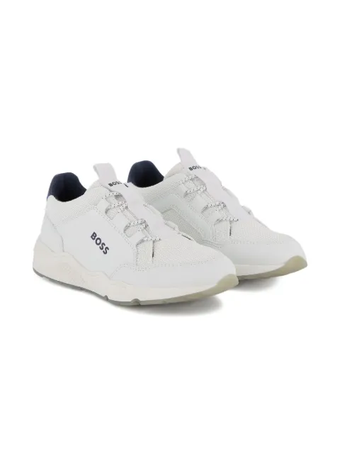 BOSS Kidswear mesh panelled sneakers