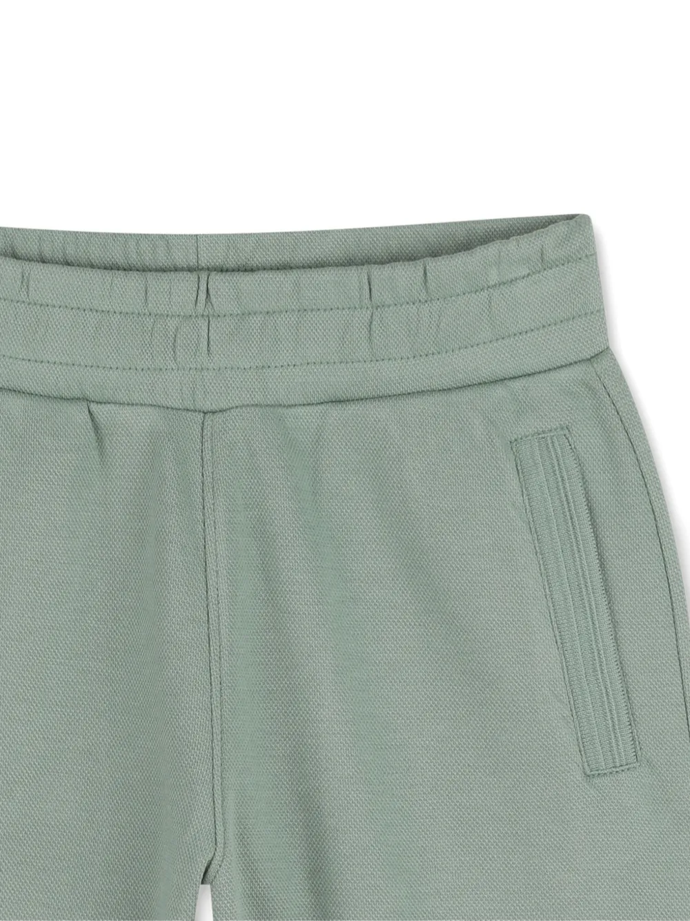 BOSS Kidswear Shorts met logo Groen