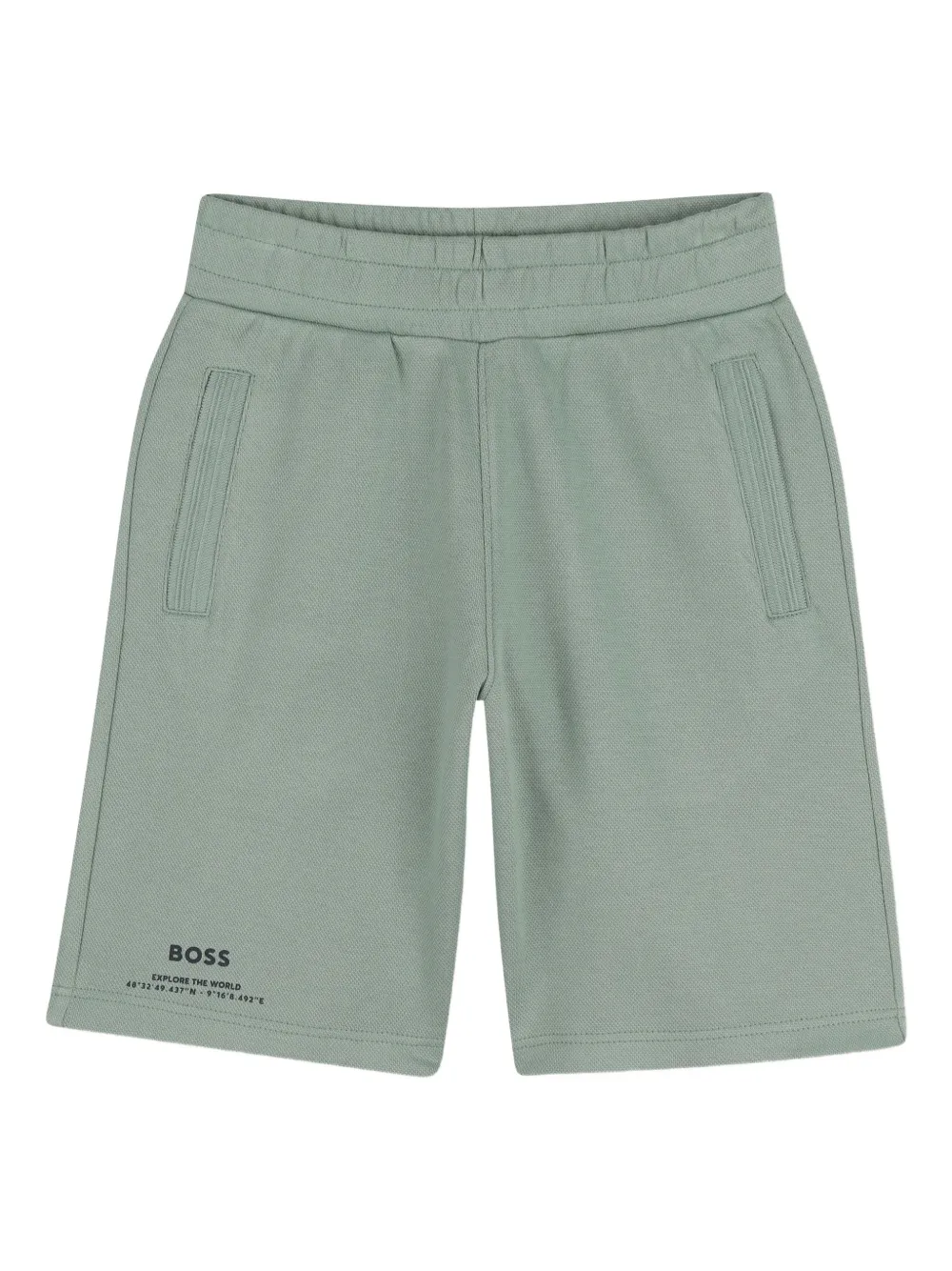 BOSS Kidswear Shorts con logo - Verde