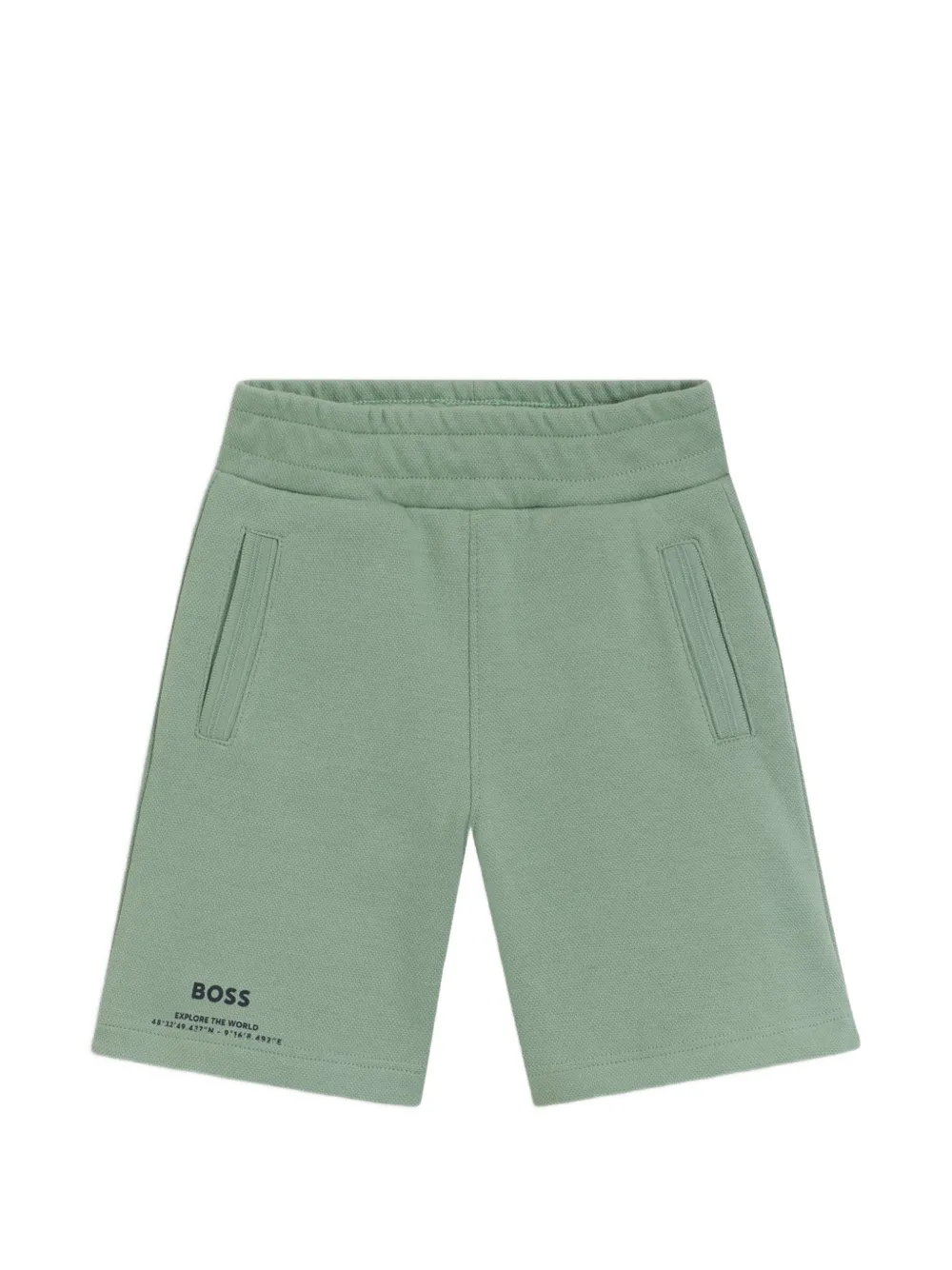 BOSS Kidswear Shorts con logo - Verde