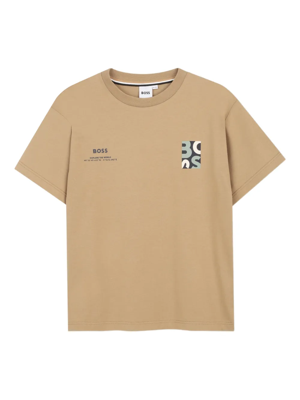 BOSS Kidswear T-shirt con stampa - Toni neutri