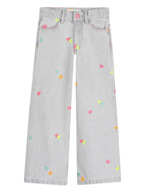 Billieblush jeans con motivo de corazón