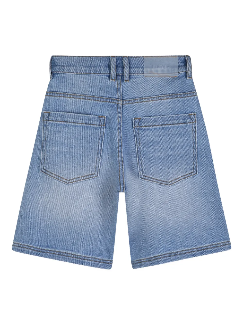  Dkny Kids Buttoned Denim Shorts - Blue 