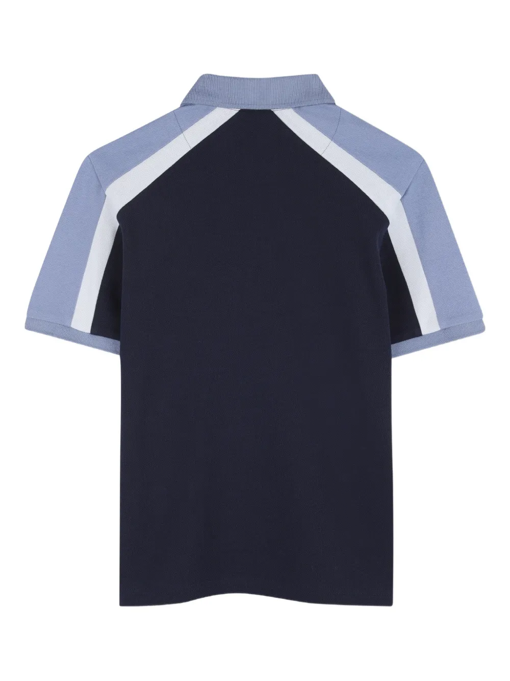 BOSS Kidswear Poloshirt met colourblocking Blauw
