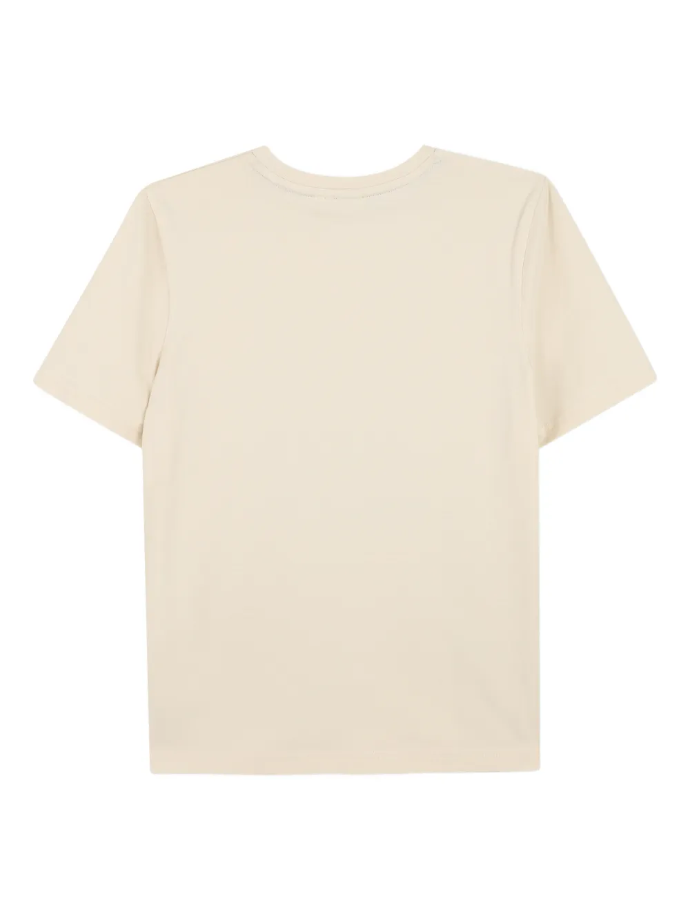 BOSS Kidswear T-shirt met logoprint Beige