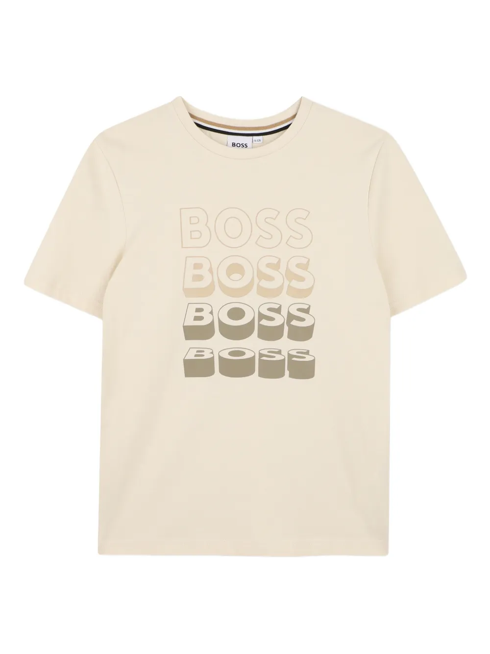 BOSS Kidswear T-shirt con logo - Toni neutri