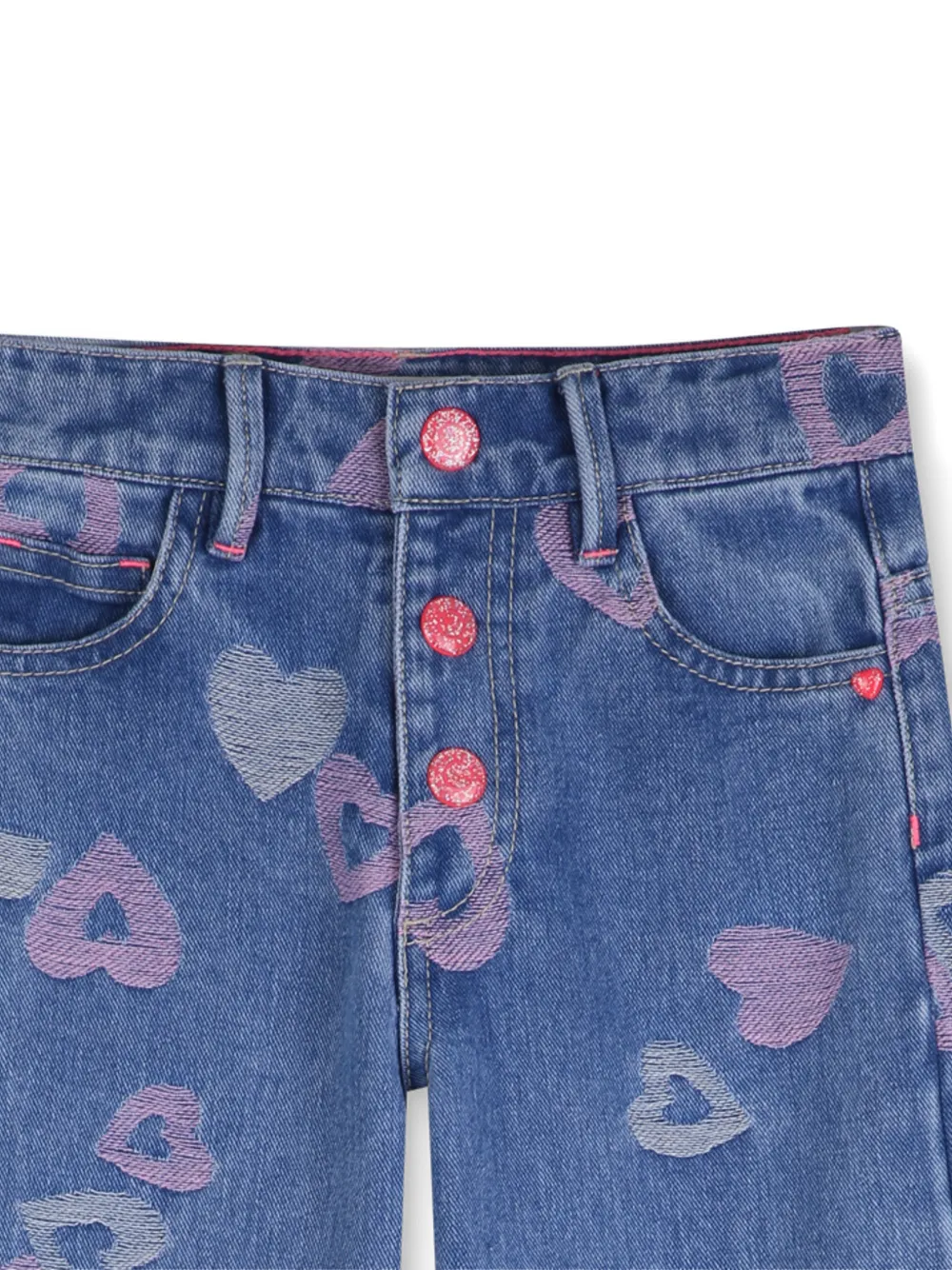  Billieblush Vaqueros Con Detalle De Corazón - Azul 
