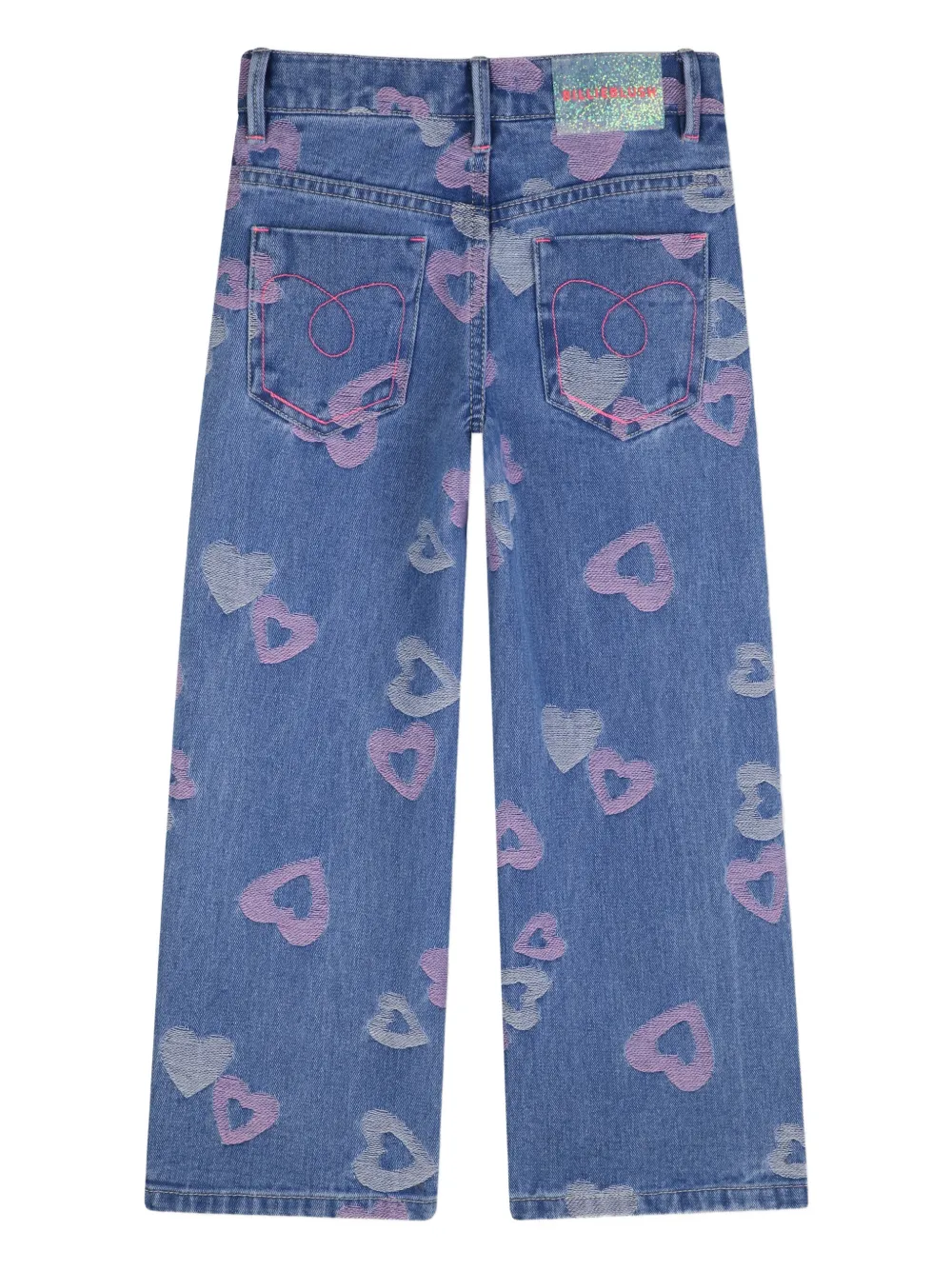  Billieblush Vaqueros Con Detalle De Corazón - Azul 