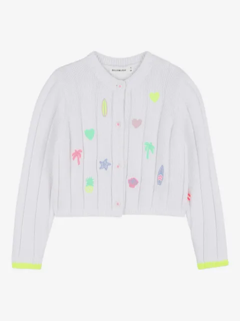 Billieblush cardigan à cœur brodé