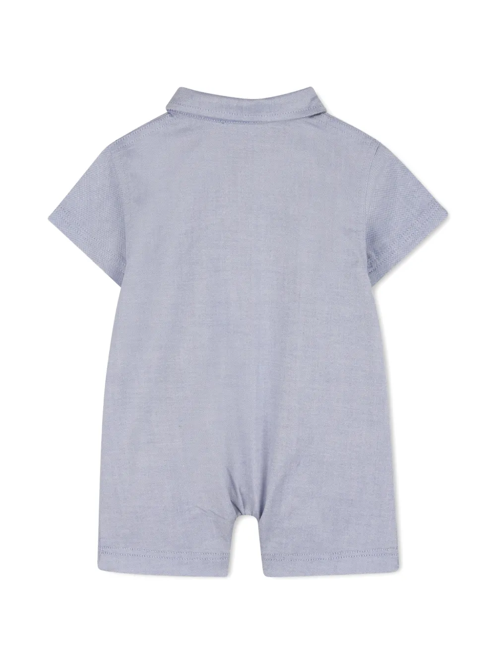 BOSS Kidswear Button-down jumpsuit vissershoed Blauw