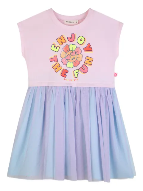 Billieblush vestido manga corta con estampado gráfico