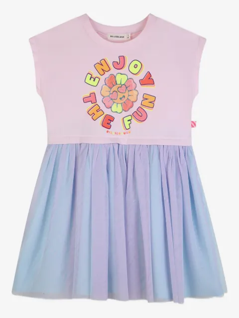 Billieblush vestido manga corta con estampado gráfico