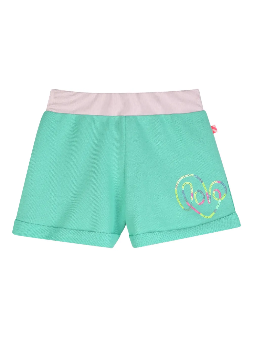 Billieblush Shorts con risvolto - Verde