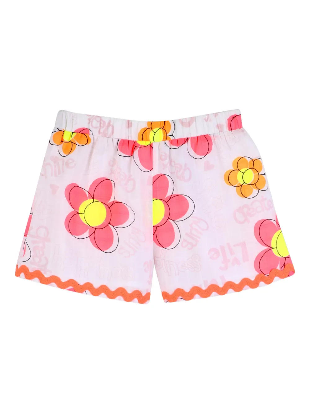 Billieblush Shorts a fiori - Bianco