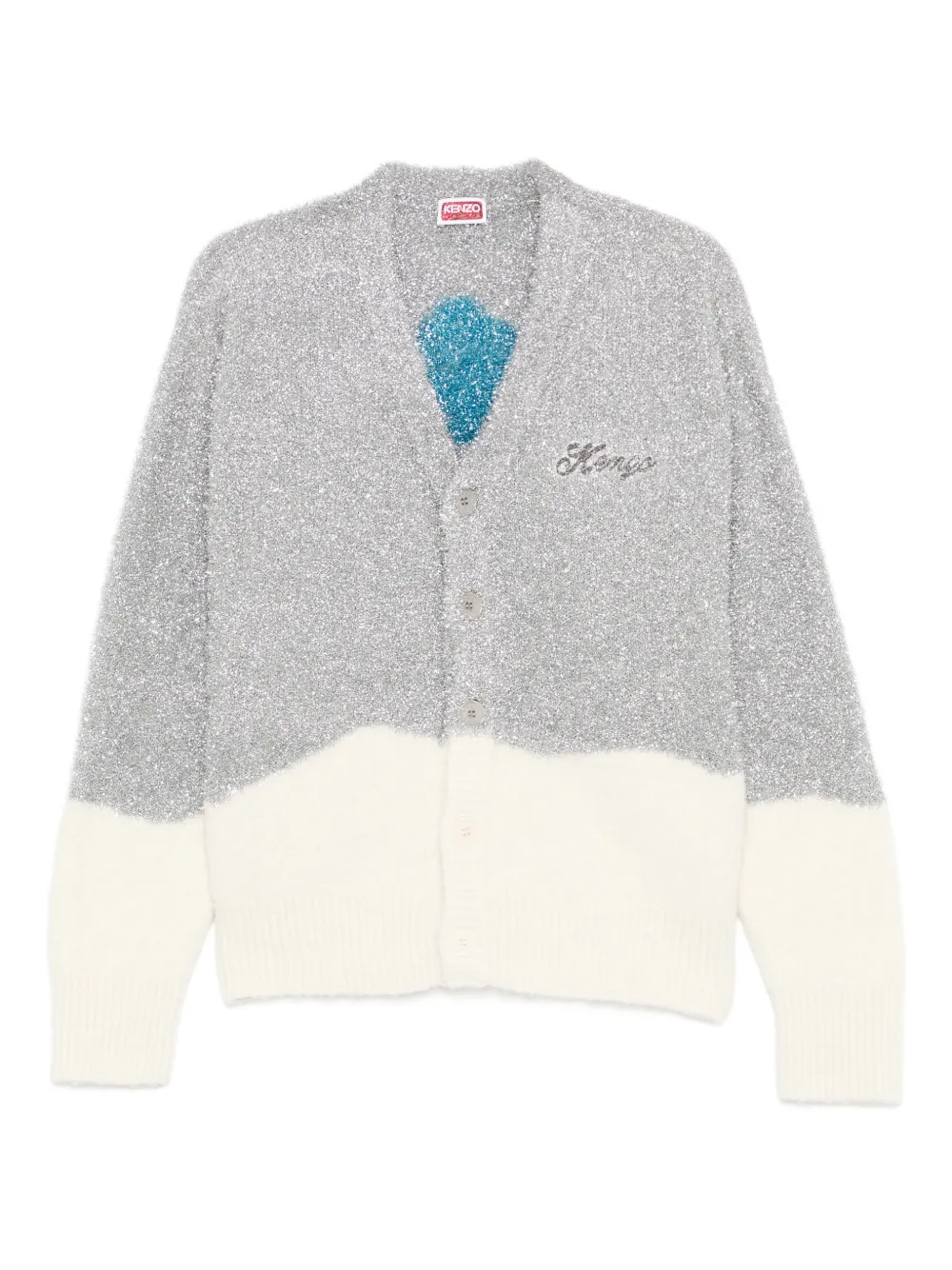 Kenzo Winter Holidays cardigan - Grey