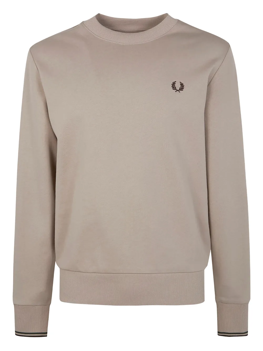 Fred Perry logo-embroidered sweatshirt - Nude
