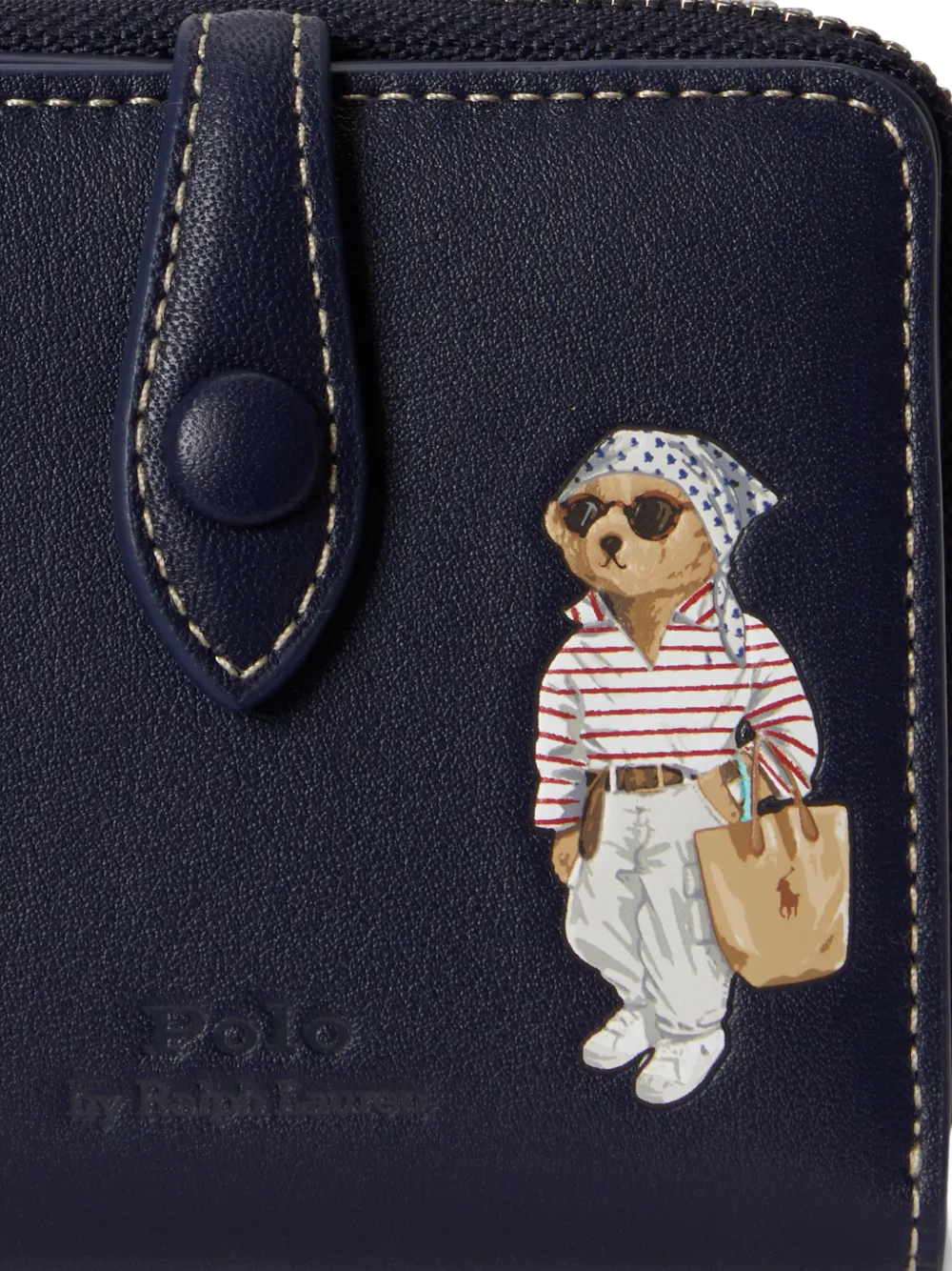 Polo Ralph Lauren Polo Bear portemonnee met rits Blauw