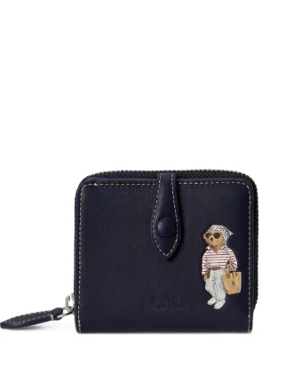 Polo Ralph Lauren ポロベア ファスナー財布 | ブルー | FARFETCH JP