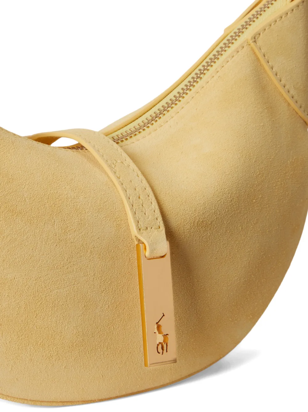 Polo Ralph Lauren Polo ID suède schoudertas Geel