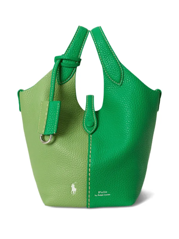 POLO RALPH LAUREN メッセンジャーバック　PVCレザー 緑 32975988_63478192_600.jpg