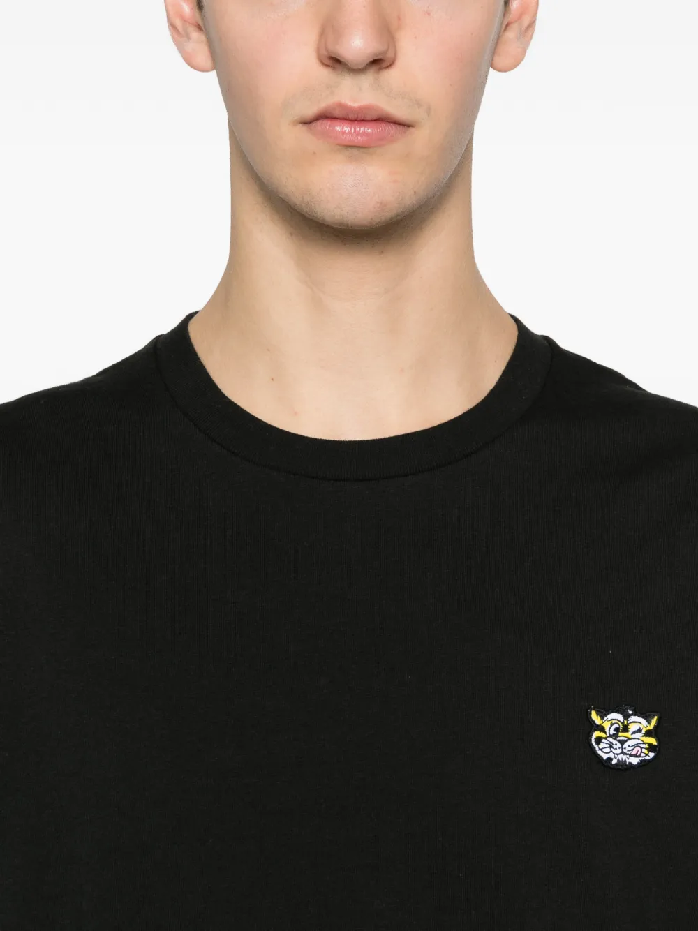 Kenzo T-shirt met geborduurde patch Zwart