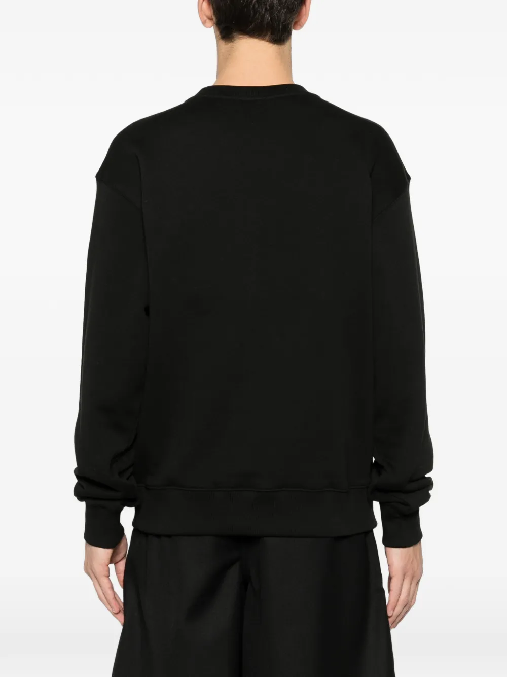 Kenzo Sweater met borduurwerk en grafische print Zwart