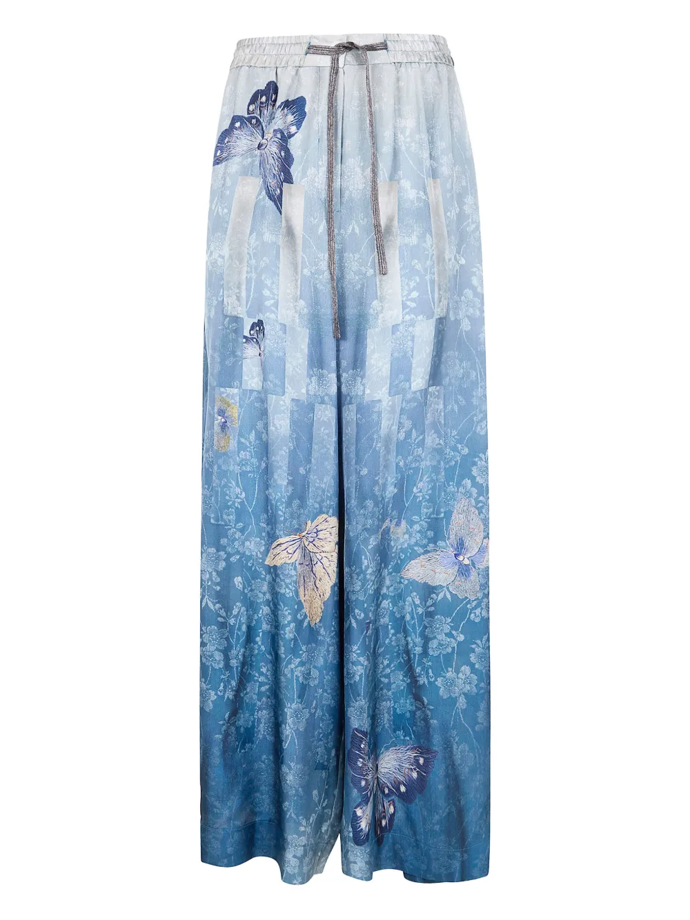 Pierre-Louis Mascia Aloe palazzo pants - Blu