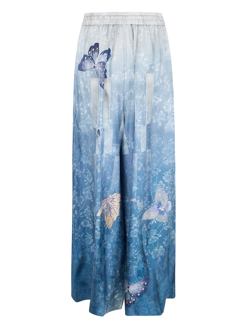 Pierre-Louis Mascia Aloe palazzo pants - Blauw