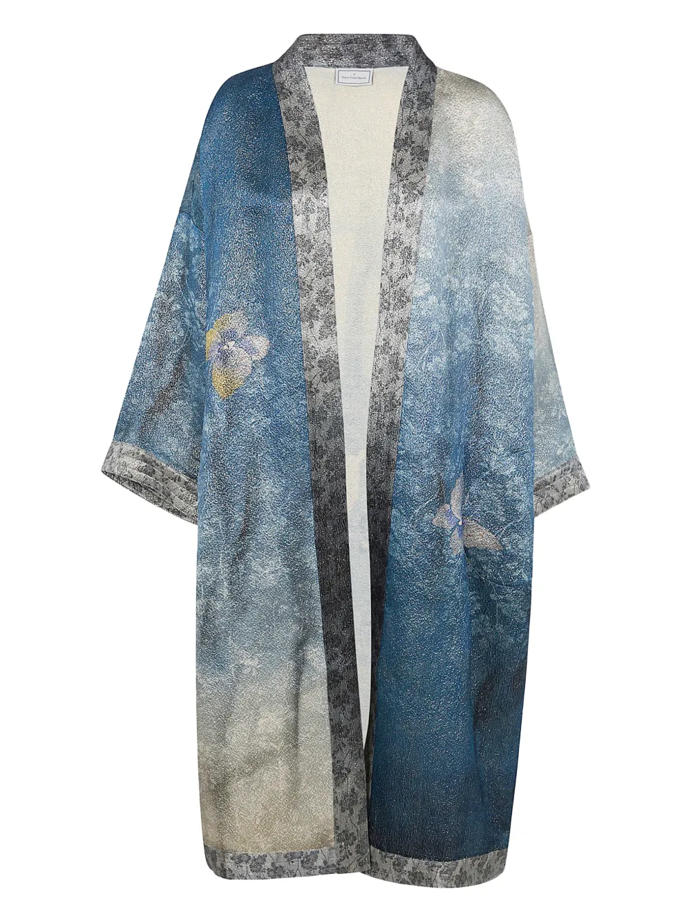 Pierre-Louis Mascia floral open jacket - Blu