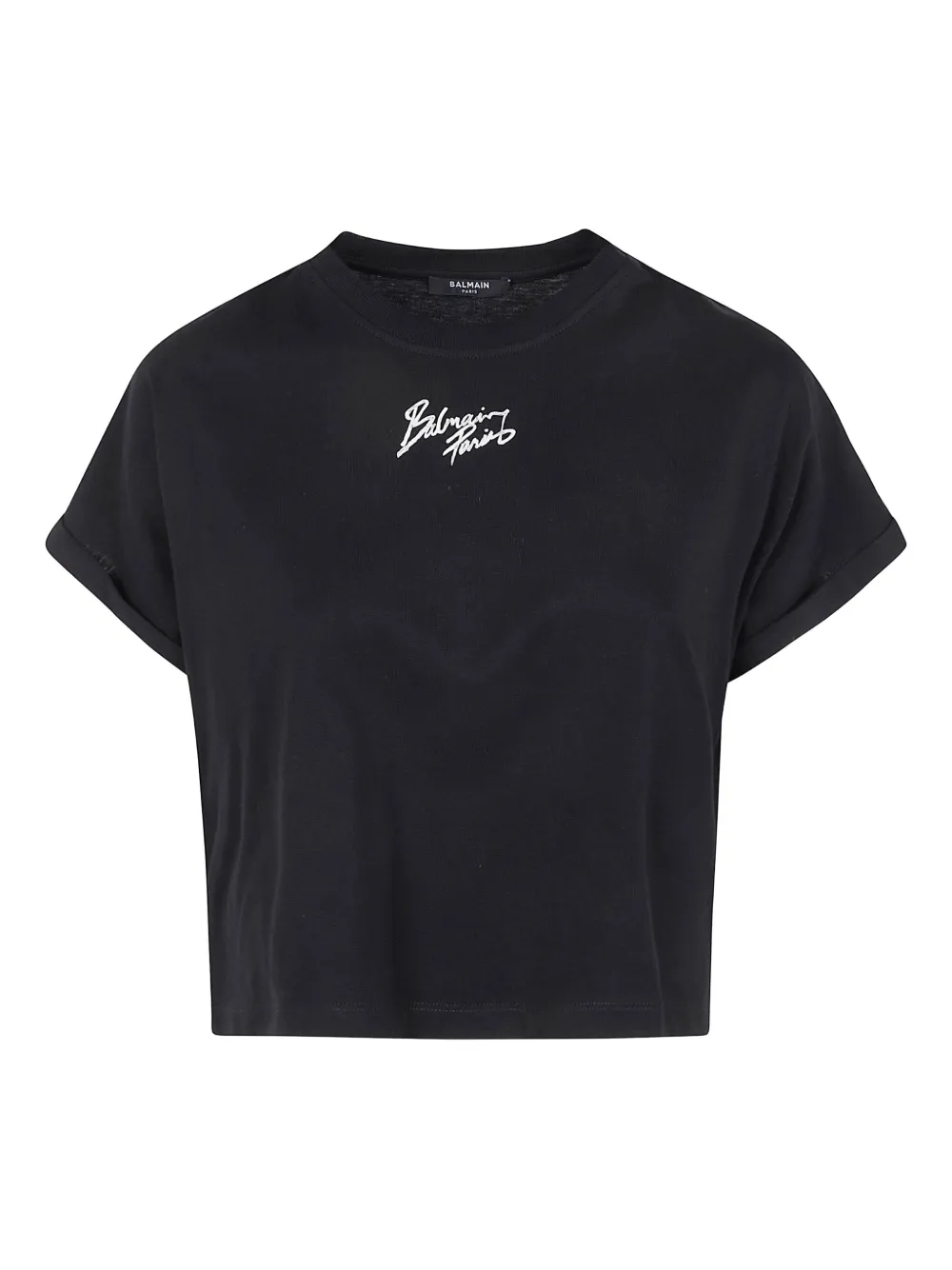 Balmain logo-detail T-shirt - Schwarz