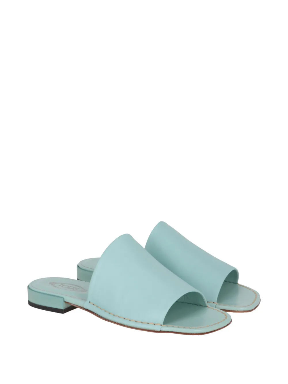 Tod's open-toe slip-on sandals Groen
