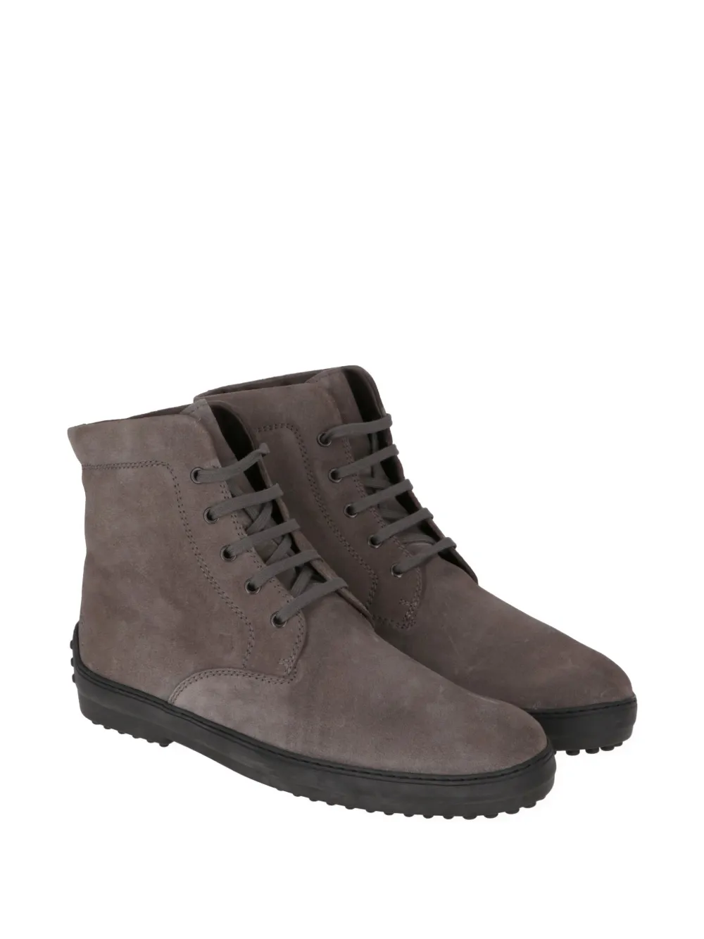 Tod's Gommino lace-up ankle boots Grijs