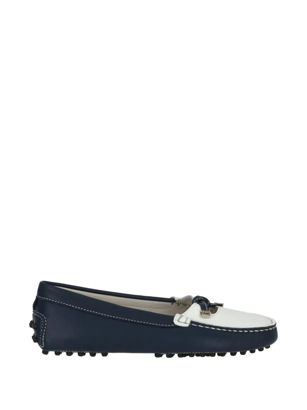 Tod's Kids Gommino leather ballet flats - Blau