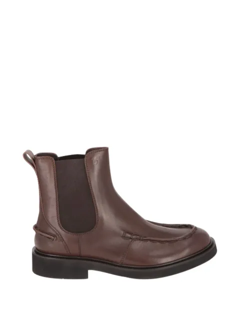 Tod's whipstitch Chelsea boots