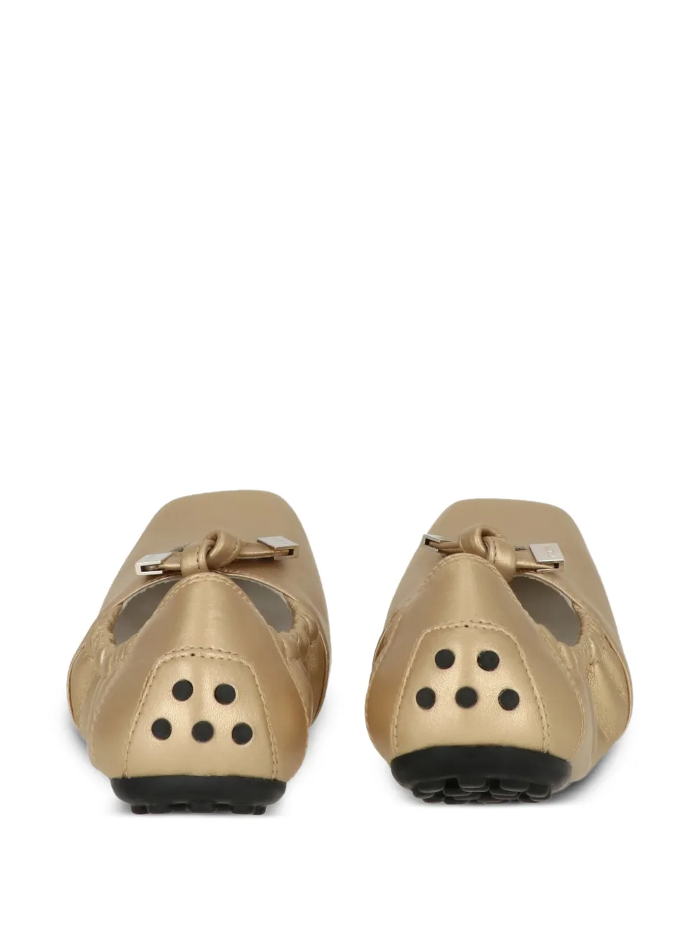 Tod's Kids Gommino bow-detail ballet flats Goud