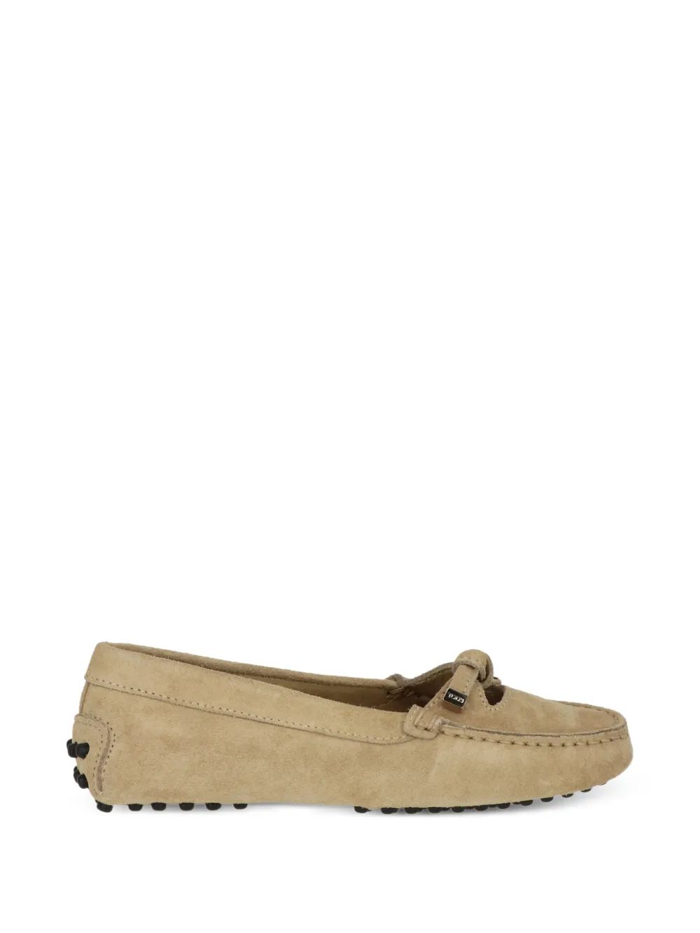 Tod's Kids Gommino bow-detail loafers - Toni neutri