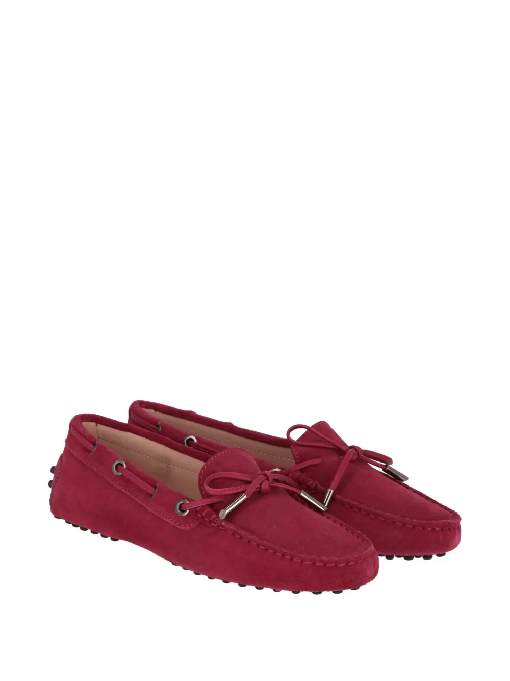 Tod's Gommino bow-detail loafers Rood