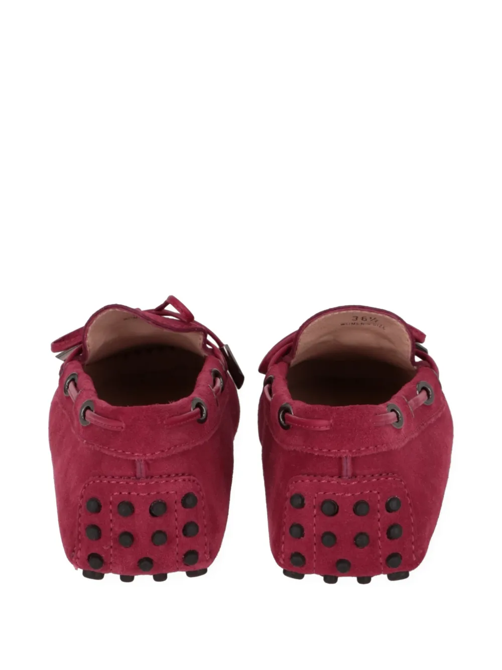 Tod's Gommino bow-detail loafers Rood